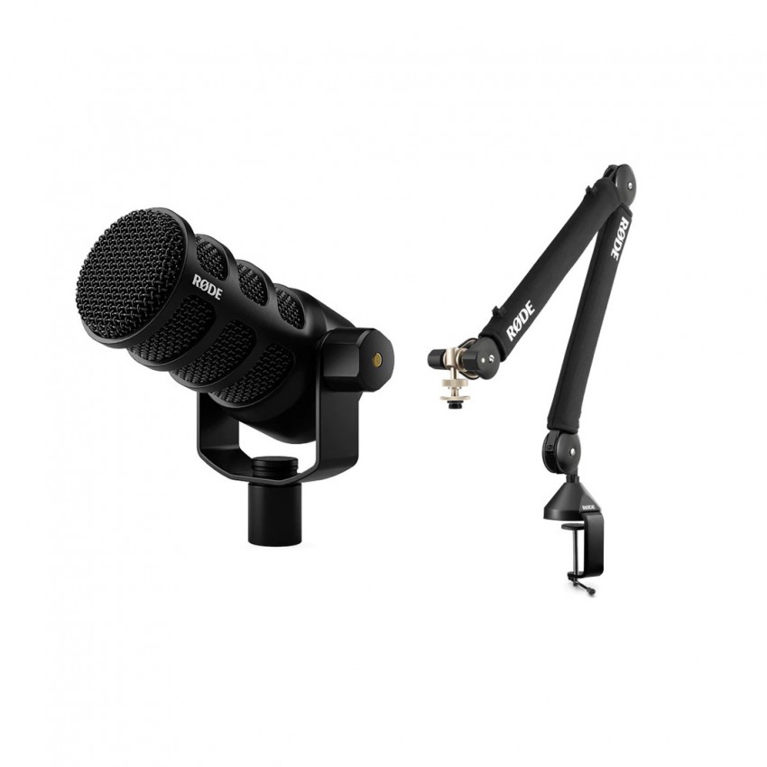 RODE PodMic USB and XLR Dynamic Broadcast Microphone + Rode PSA1+ - Image 5
